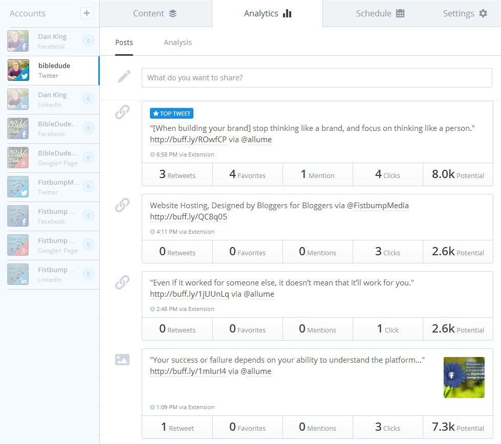 buffer analytics