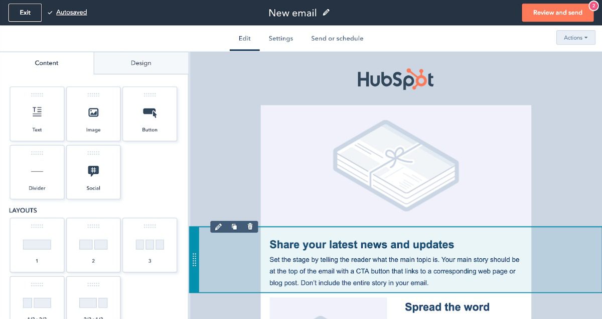 increase sales, HubSpot email templates