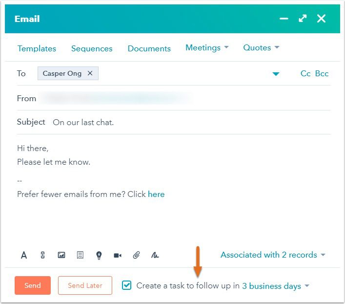 increase sales, hubspot email