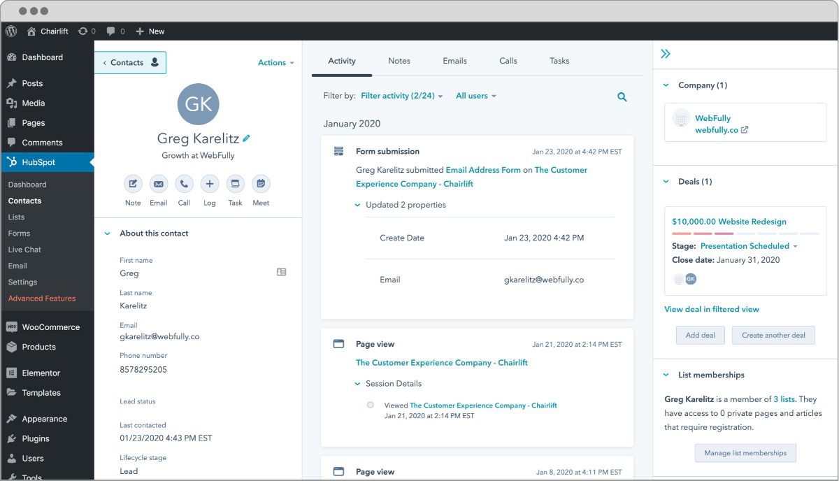 increase sales, hubspot wordpress